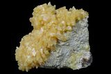 Fluorescent, Yellow Calcite Crystal Cluster - South Dakota #170693-1